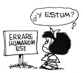Errare humanum est (Mafalda)